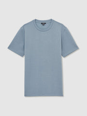 Interlock Jersey Crew Neck T-Shirt Airforce Blue | Mens
