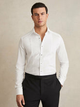 Slim Fit Cotton Dinner Shirt White | Mens