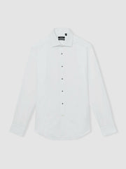 Slim Fit Cotton Dinner Shirt White | Mens