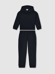 13-14 yrs Cotton-Blend Hoodie And Joggers Set Navy | Children