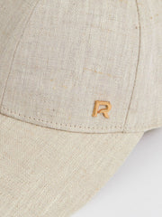 Linen Logo Baseball Cap Neutral | Womens