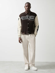 McLaren F1 Team Bomber Jacket Brown/Ivory/White | Mens