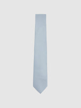 Textured Silk Blend Tie Light Blue | Mens