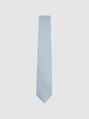 Textured Silk Blend Tie Light Blue | Mens