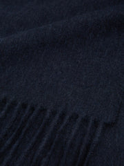Wool and Cashmere Scarf Navy | Mens