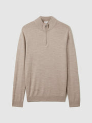 Merino Wool Half-Zip Jumper | Mens