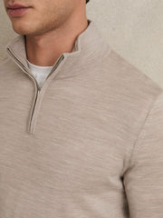 Merino Wool Half-Zip Jumper | Mens
