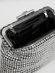 Embellished Clutch Bag Silver | Womens