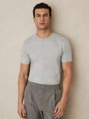 Cotton Crew Neck T-Shirt | Mens
