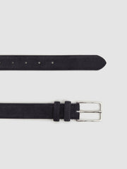 Suede Belt Navy | Mens