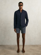 Short Length Casual Chino Shorts Airforce Blue | Mens