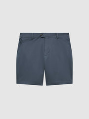 Short Length Casual Chino Shorts Airforce Blue | Mens