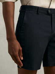 Short Length Casual Chino Shorts Navy | Mens
