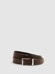 Reversible Leather Belt Black/Dark Brown | Mens