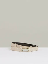 Leather Square Hinge Belt Stone | Womens