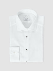 Slim Fit Cotton Marcella Tuxedo Shirt White | Mens