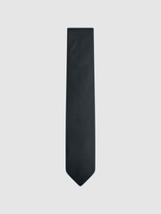 Textured Silk Blend Tie Navy | Mens