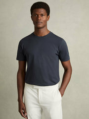 Cotton Crew Neck T-Shirt | Mens