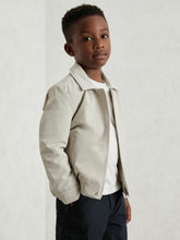 Zip-Through Harrington Jacket Stone | Children