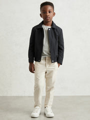 13-14 yrs Zip Through Harrington Jacket Blue | Children
