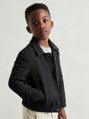 13-14 yrs Zip Through Harrington Jacket Blue | Children