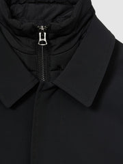 3-9 yrs Gabardine Coat with Removable Gilet Navy | Children
