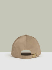 Logo-Embroidered Baseball Cap Taupe | Womens