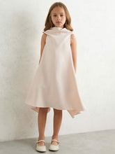 3-9 yrs High-Neck Drape Back Dress Pink | Children