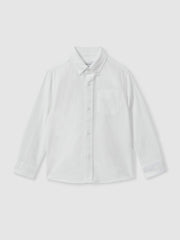 3-9 yrs Button Down Oxford Shirt White | Children
