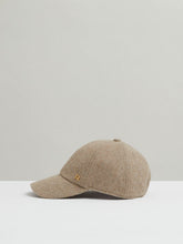 Wool Blend Flannel Baseball Cap Taupe | Womens