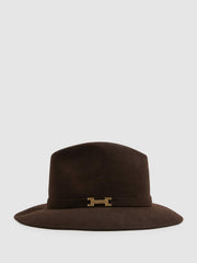 Wool Fedora Chocolate | Womens