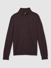 Merino Wool Half-Zip Jumper | Mens