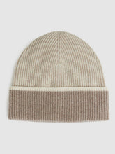 Wool Blend Tipped Beanie Taupe | Womens