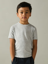 9-13 yrs Crew Neck T-Shirt Grey | Children