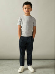 9-13 yrs Crew Neck T-Shirt Grey | Children