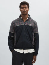 Les Deux Printed Track Jacket Dark Navy | Mens