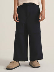 13-14 yrs | Les 100 Ciels Wide-Leg Joggers Navy | Children