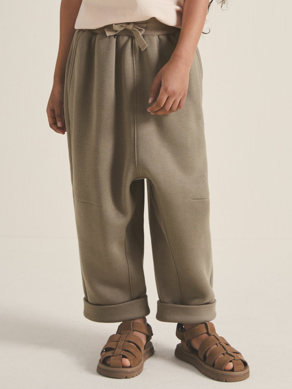9-13 yrs | Les 100 Ciels Jersey Joggers Mink | Children