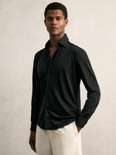 Long-Sleeve Travel Shirt Black | Mens