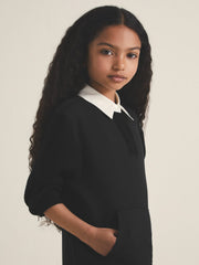 9-13 yrs | Les 100 Ciels Polo Sweatshirt Black | Children