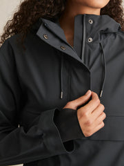Rains Hardshell Short Jacket Navy | Womens
