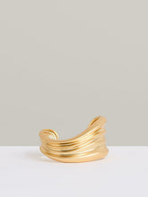 Fluid Sculpted Cuff Gold Tone | Womens