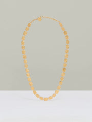 Molten Square Necklace Gold Tone | Womens