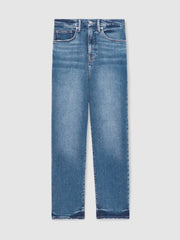 Straight Compression Jeans Indigo Blue | Womens