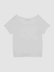 Short Sleeve T-Shirt Cream | Womens