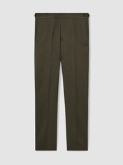 Slim-Fit Suit Trousers Dark Green | Mens