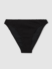 Ribbed Bikini Bottoms Black | Womens