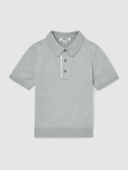 3-9 yrs Contrast Placket Polo Shirt With Cotton Washed Sage | Children
