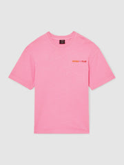 | Ché Cotton-Linen Sunset T-Shirt Pink | Mens
