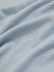 Merino Wool Crew Neck Jumper Soft Blue | Mens